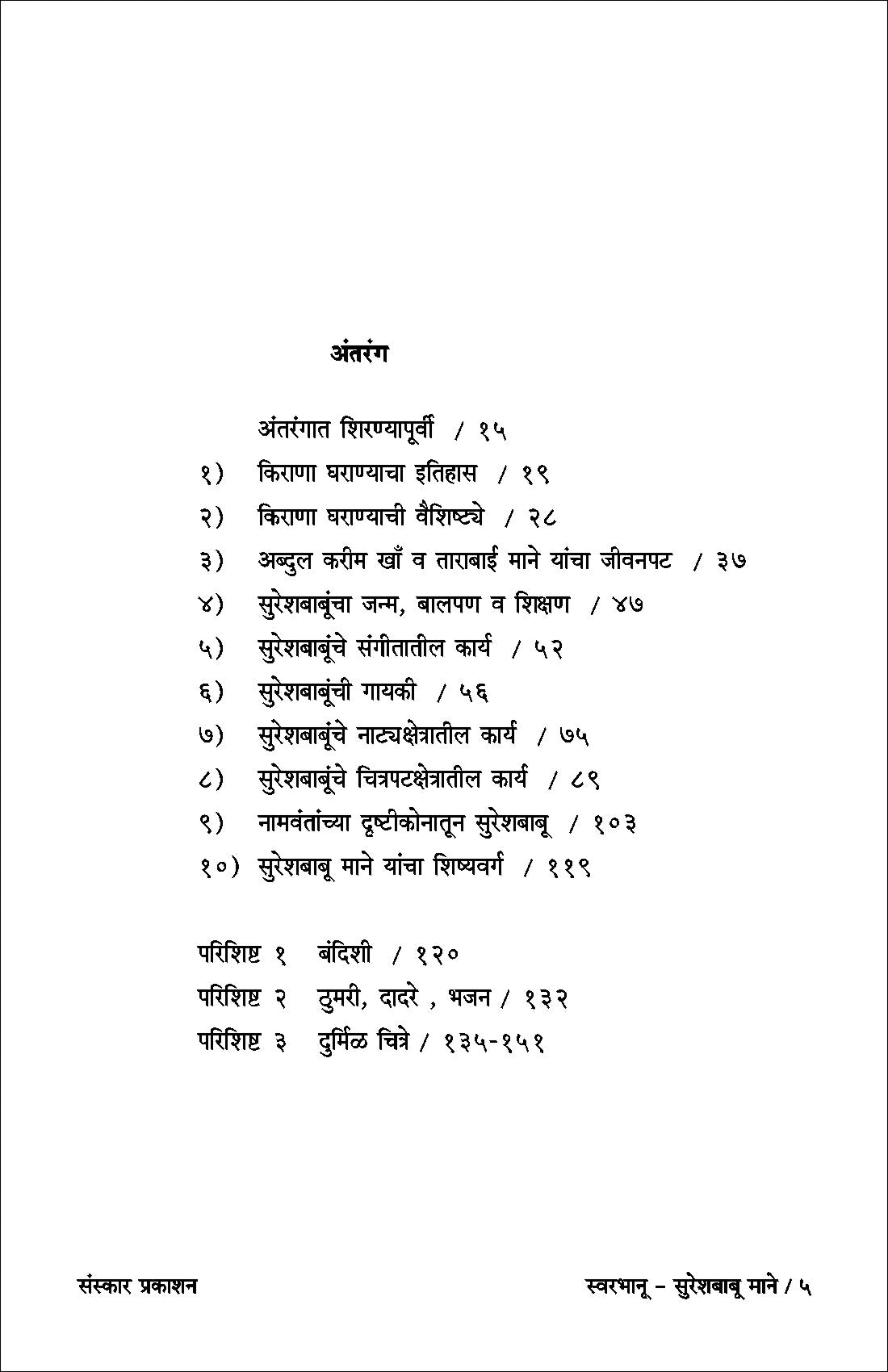 SwarBhanu - Sureshbabu Mane