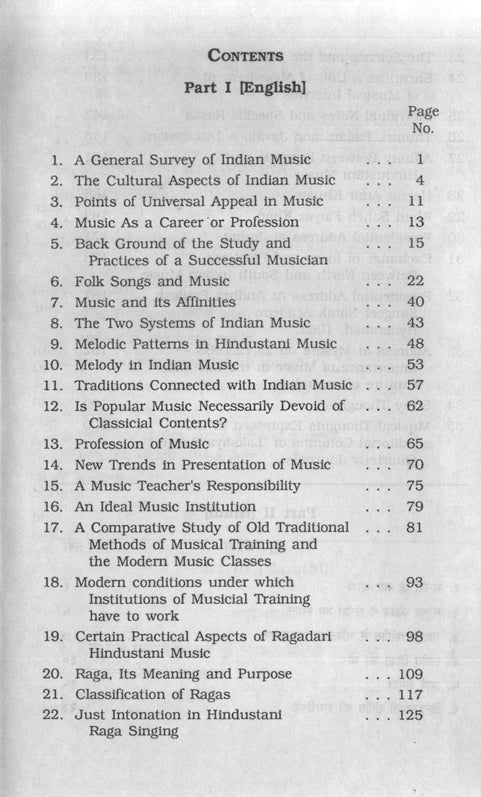 Aesthetic Aspects of India's Musical Heritage  (Pt RN Ratanjankar)