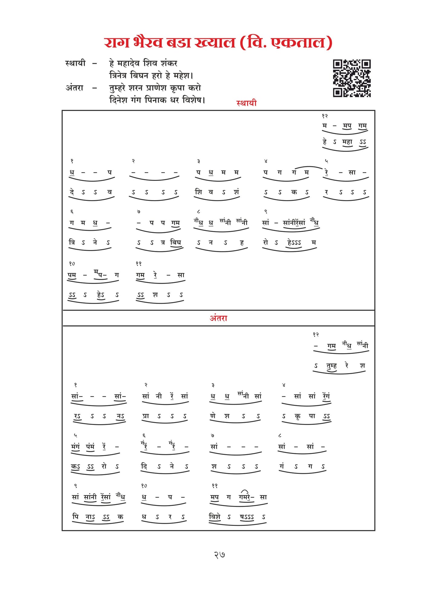 Raag Mudra (255 Bandish compositions)